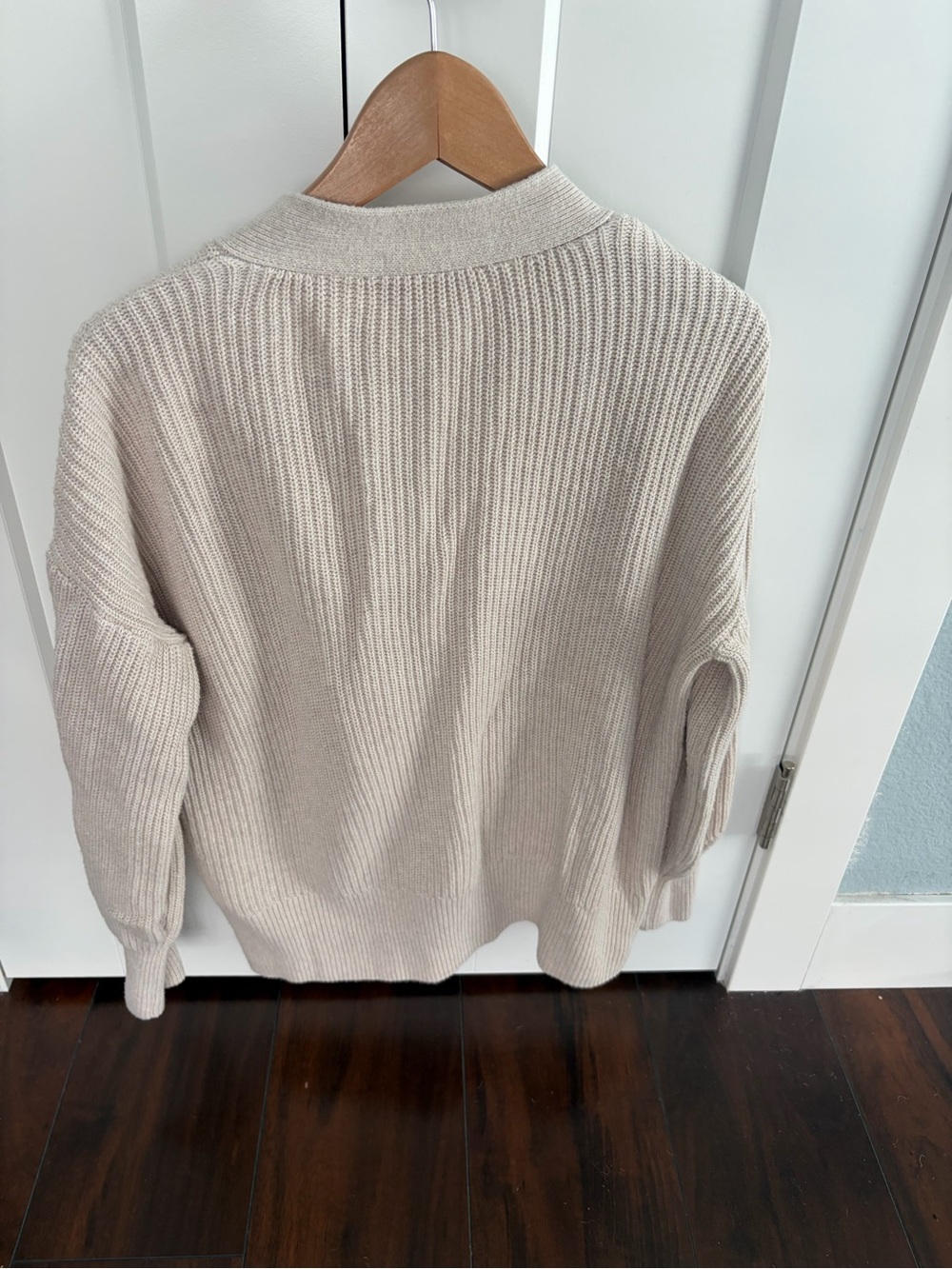 LOFT Ribbed Button Cardigan - Picture 3 of 5